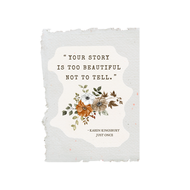 Fall Flowers Vinyl Sticker